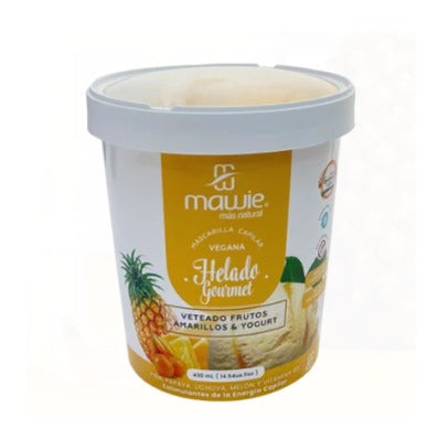 HELADO GOURMET VETEADO FRUTOS AMARILLOS